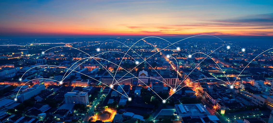 Illustration representing over-the-air (OTA) provisioning in IoT connectivity